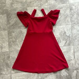Girls fancy Dress size 12 red